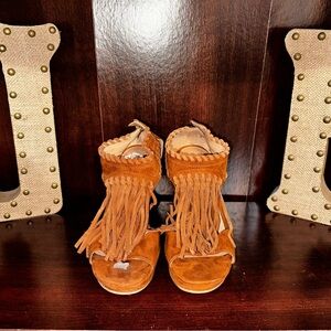 Madden Girl Fringed Wedges